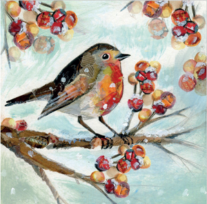 2024 Robin and Berries (Pack of 10)